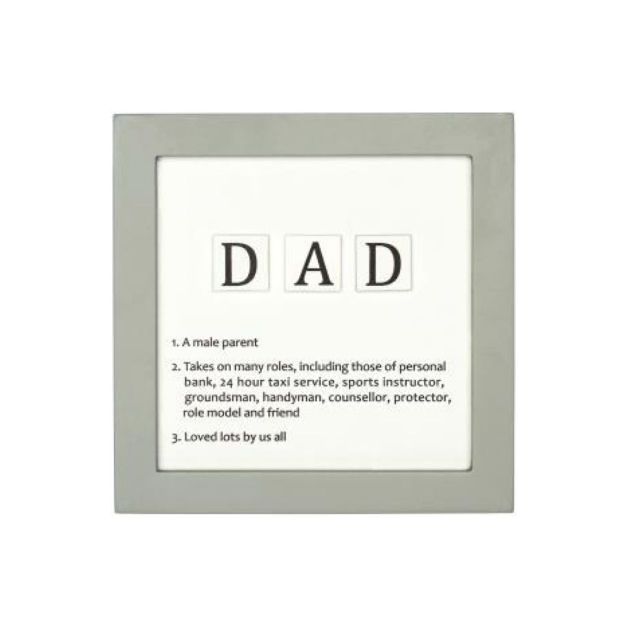 Letter Tiles Defin Signs Dad