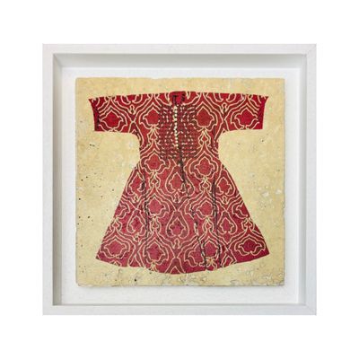 Red Kaftan Stone Art