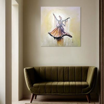 Dance of the Dervish – Hand-Painted Oil Artwork