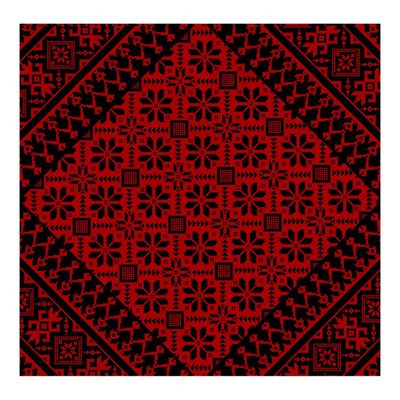 Palestinian Tatreez – Geometric Heritage Greeting Card