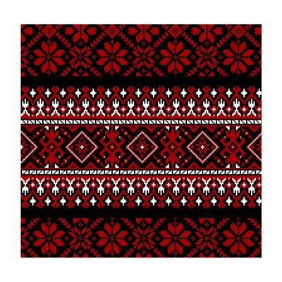 Palestinian Tatreez – Geometric Heritage Greeting Card