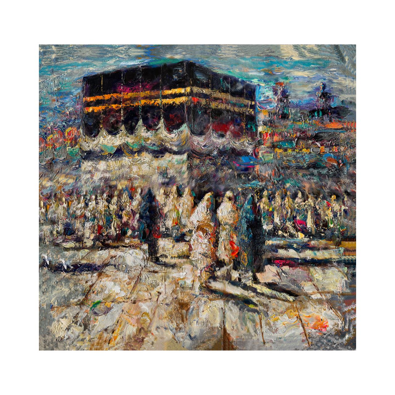 Kaaba - Hajj Season - Greeting Card
