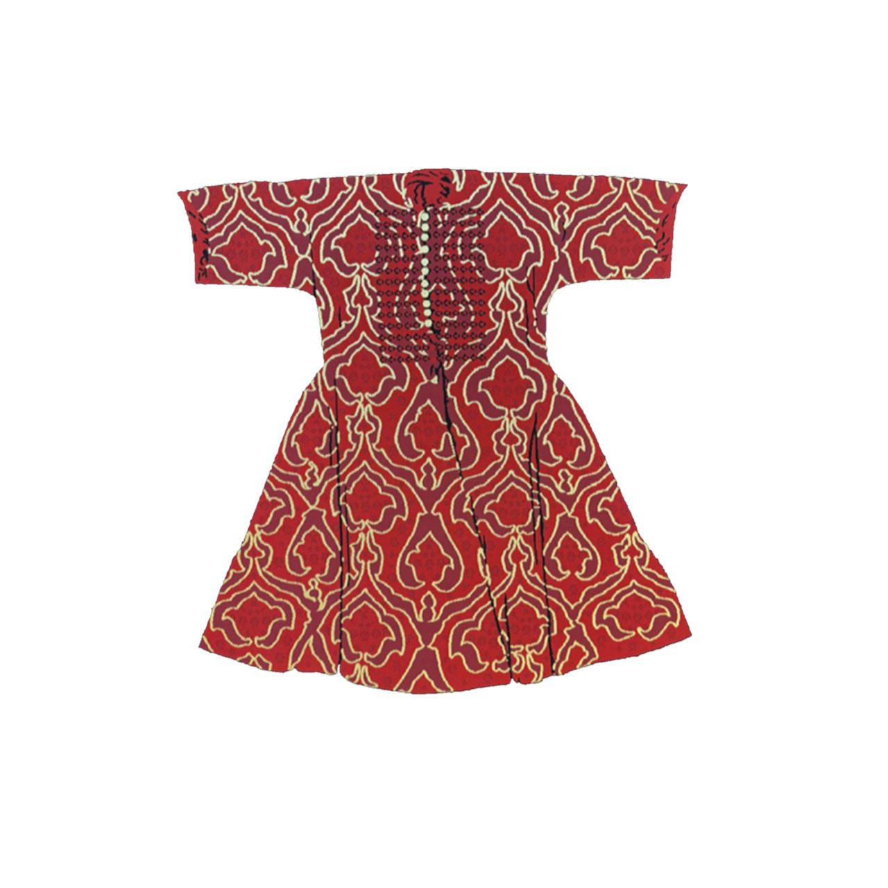 Red Kaftan Greeting Card