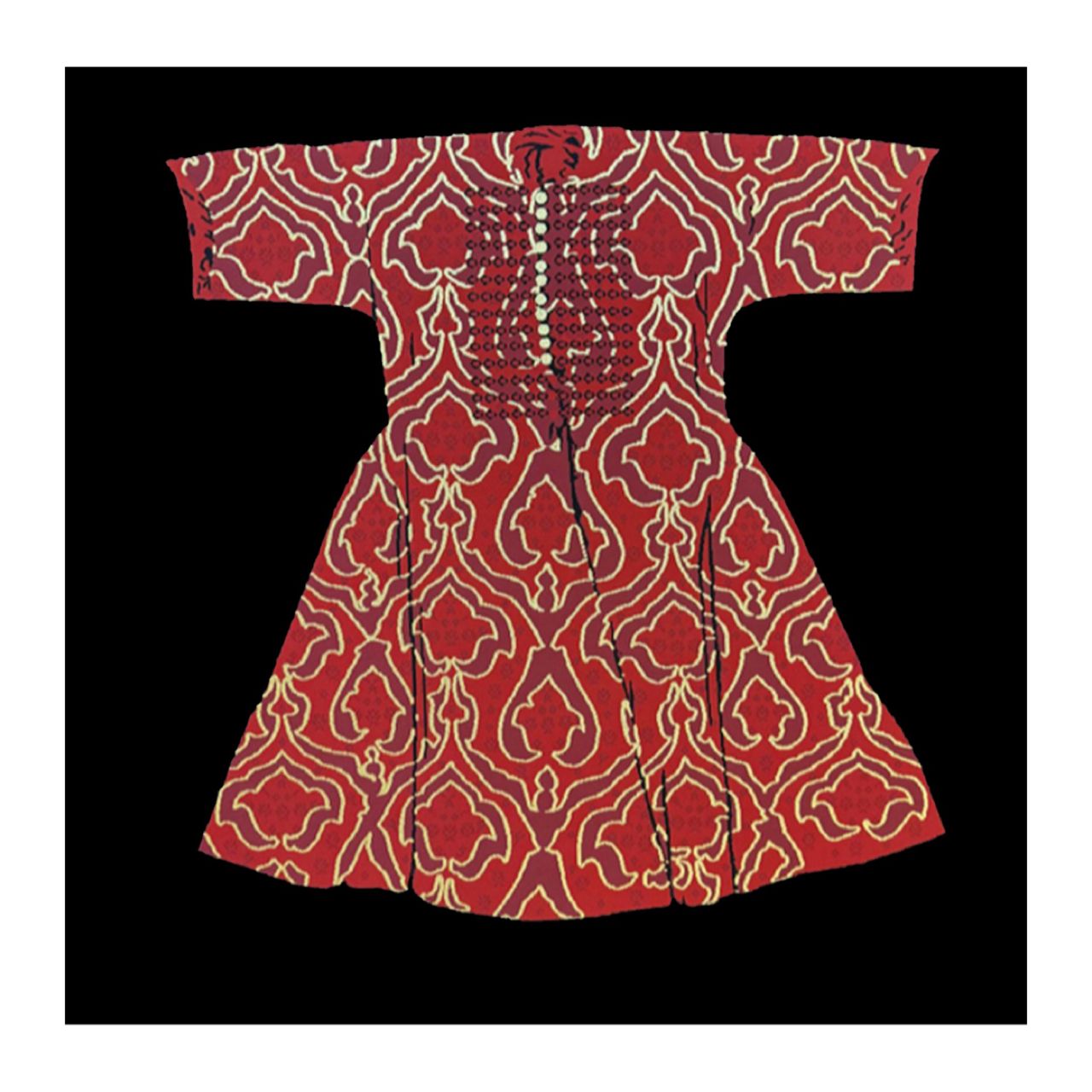 Red Kaftan Greeting Card