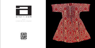 Red Kaftan Greeting Card
