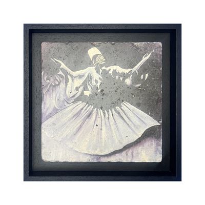 Semazen of Surrender Whirling Dervish Stone Art