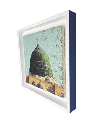The Green Dome of Madinah – Stone Frame Art  Clearance