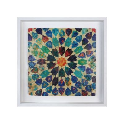 Marrakesh Moroccan Zellige Mosaic Design Framed Stone Art Colourful Saadian Tombs Marrakesh Moroccan Zellige Mosaic Design Framed Stone Art Colourful Saadian Tombs