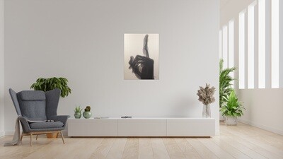 Al-AHad (The One) X-ray Finger Art Original Giclee Canvas