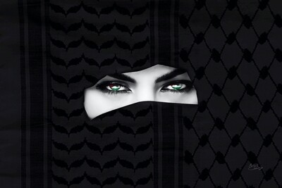 Free Palestine - The Eyes Giclée Canvas Free Palestine - The Eyes Giclée Canvas