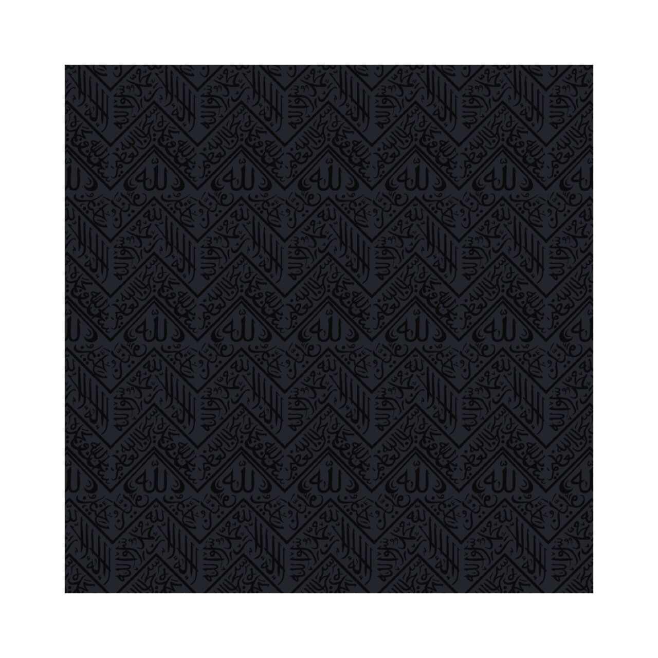 Kaaba Black Kiswa Design Giclee Premium Print Canvas Kaaba Black Kiswa Design Giclee Premium Print Canvas