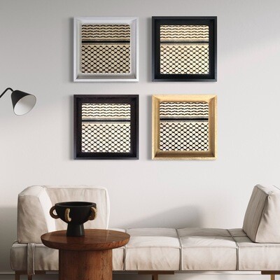 Palestinian Keffiyeh Design Stone Art