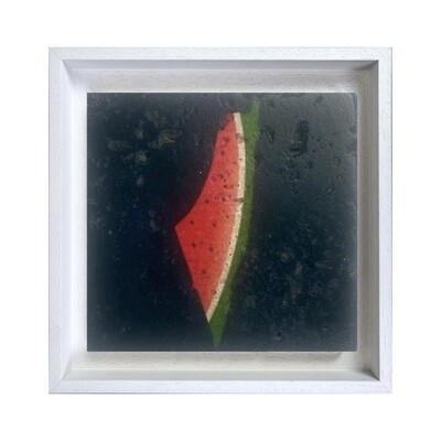 Watermelon Slice Palestine Stone Art Watermelon Slice Palestine Stone Art