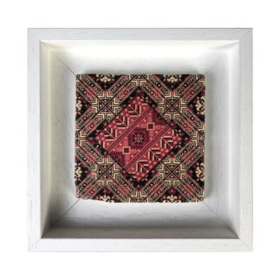 Palestinian Tatreez Geometric Design Stone Art Palestinian Tatreez Geometric Design Stone Art