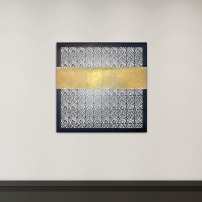 Kiswa Kaaba Gold Leaf Giclee Canvas Clearance
