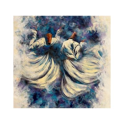 Whirling Toward the Light Dervishes Greeting Card Whirling Toward the Light Dervishes Greeting Card
