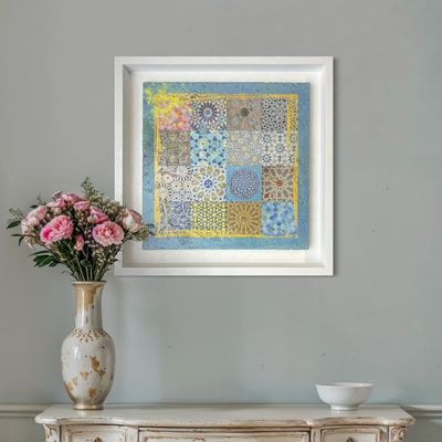 Geometric Islamic Patchwork Collage – Stone Art