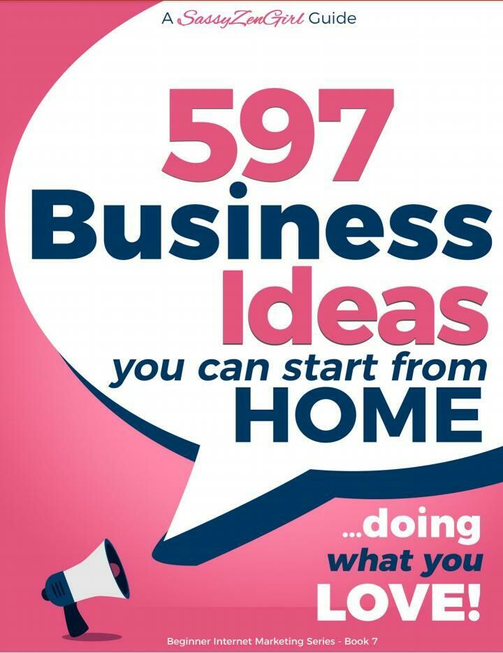 597 Business ideas you can start from home