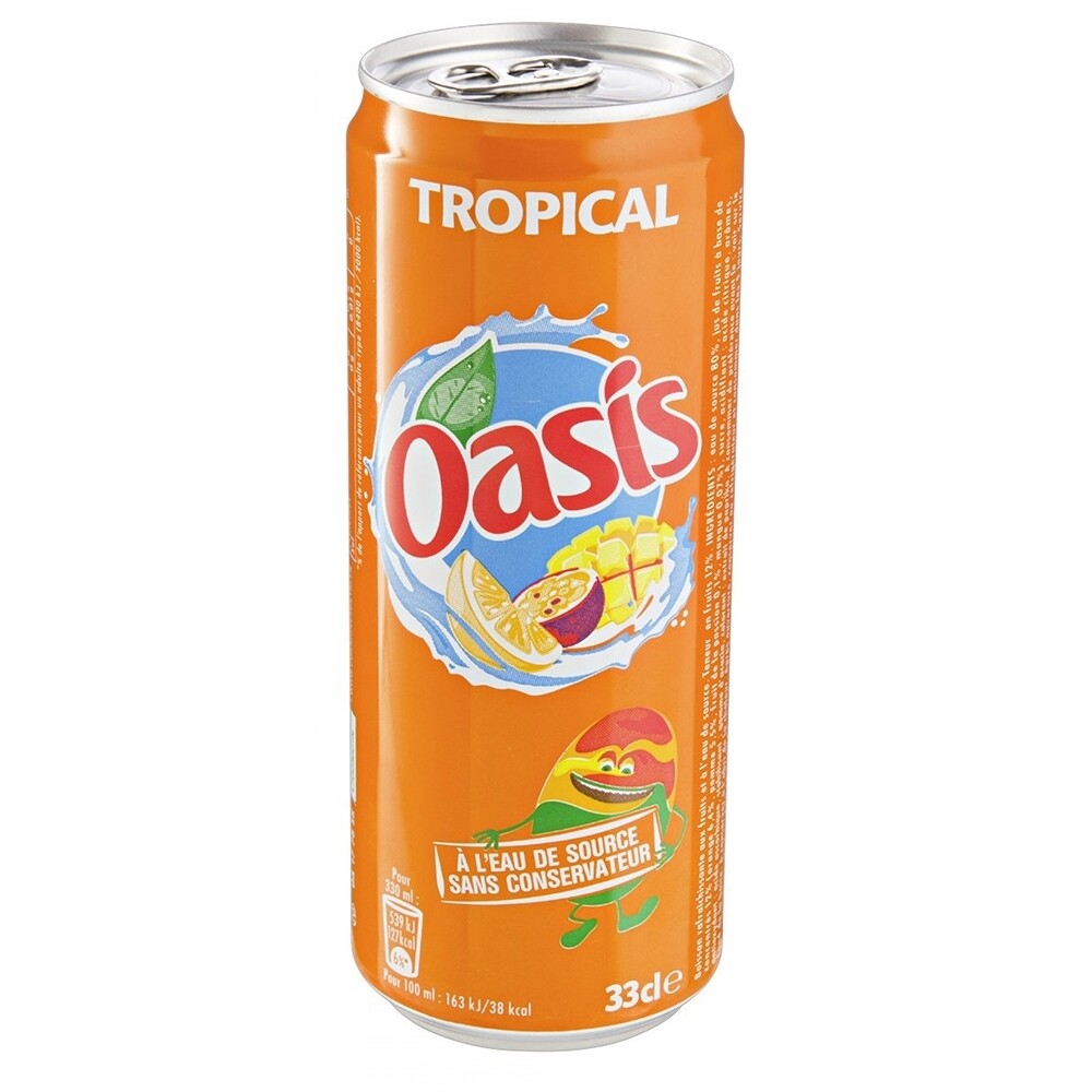 Oasis tropical 33cl