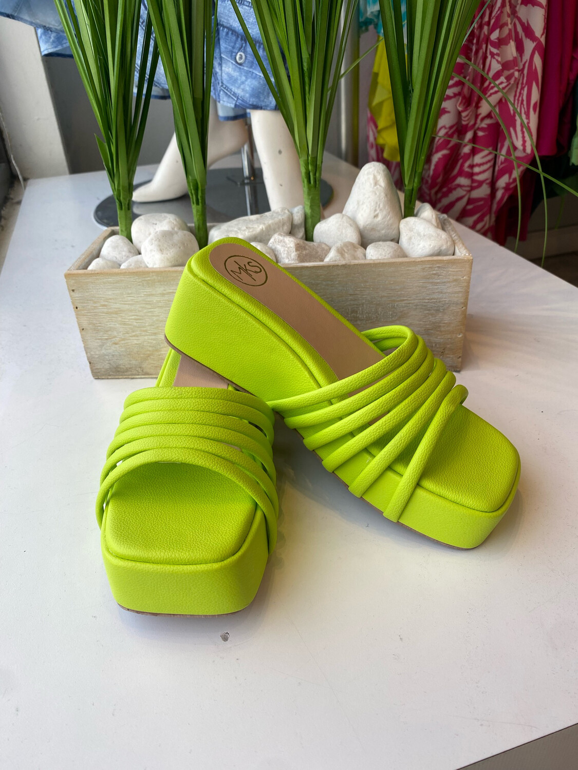 Lime/green Luvy Shoes.