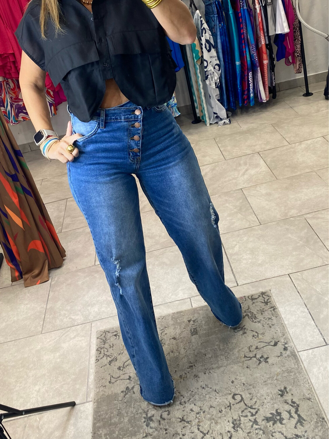Medium Stone Jeans