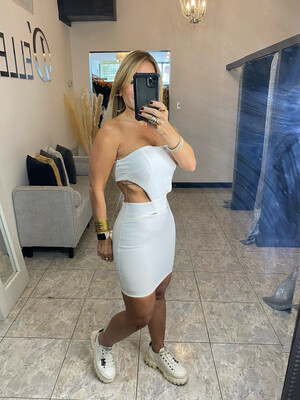 White Gala Dress