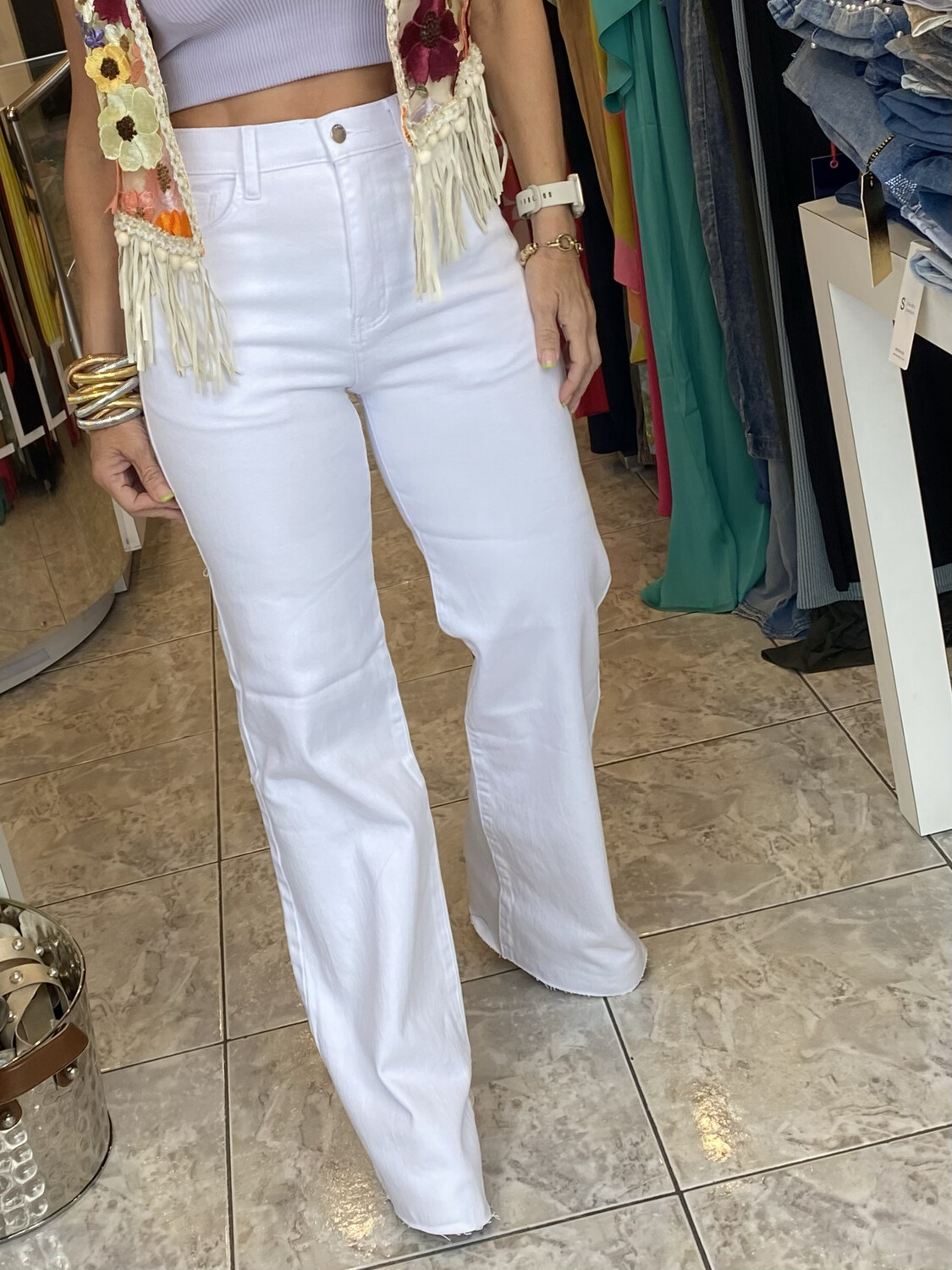White Denim Jeans