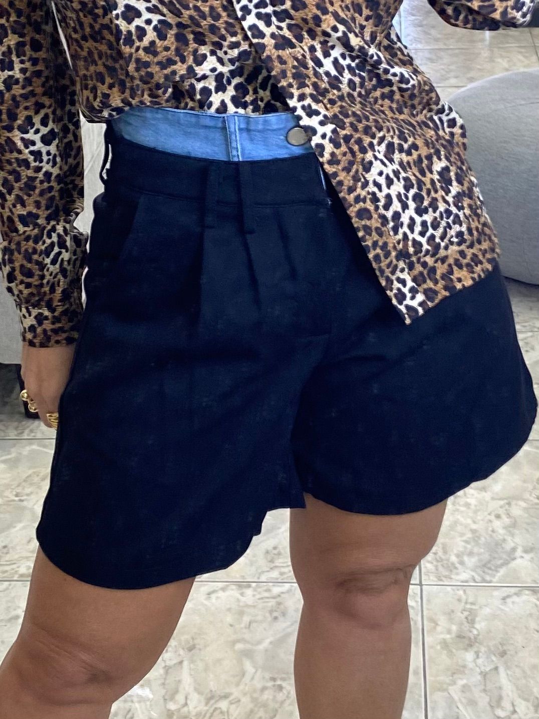 Black Bermuda Short
