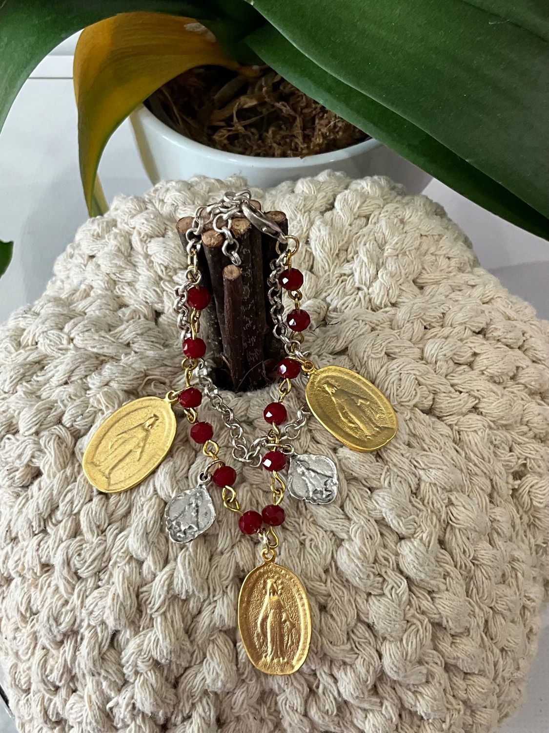 Red Or Black Saint Bracelet