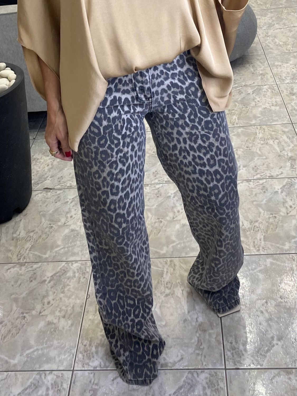 Leopard Jeans Basic