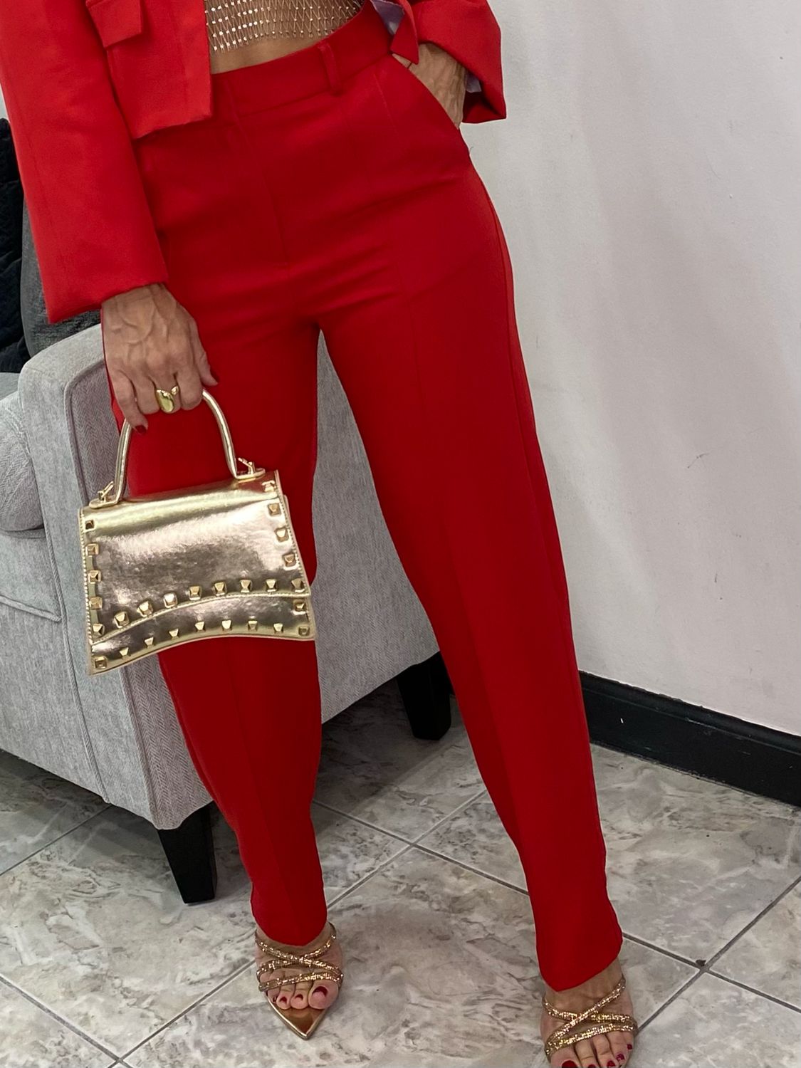 Red Or White Pants