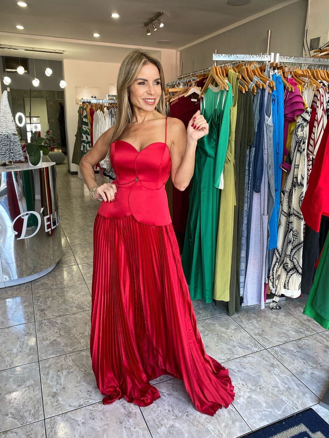 Red Detailed Dress