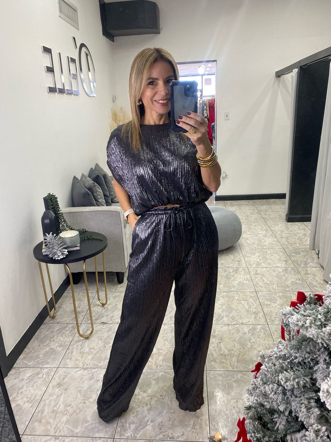 Charcoal Black Metallic Set