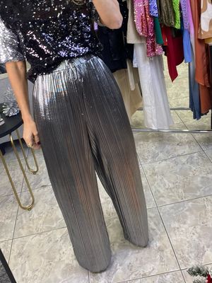 Metallic Gold Or Silver Pant