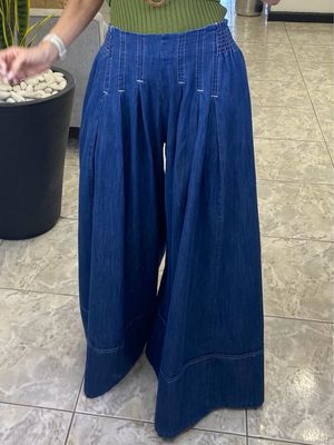 Dark Denim Blue Pants