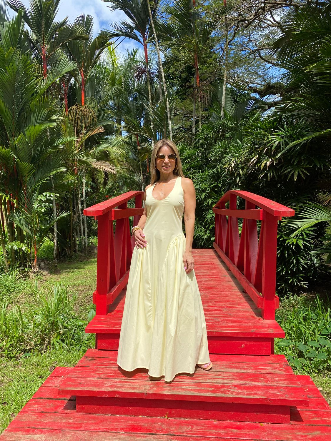 Yellow Halter Maxi Dress