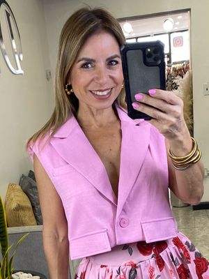 Pastel Pink Vest Top