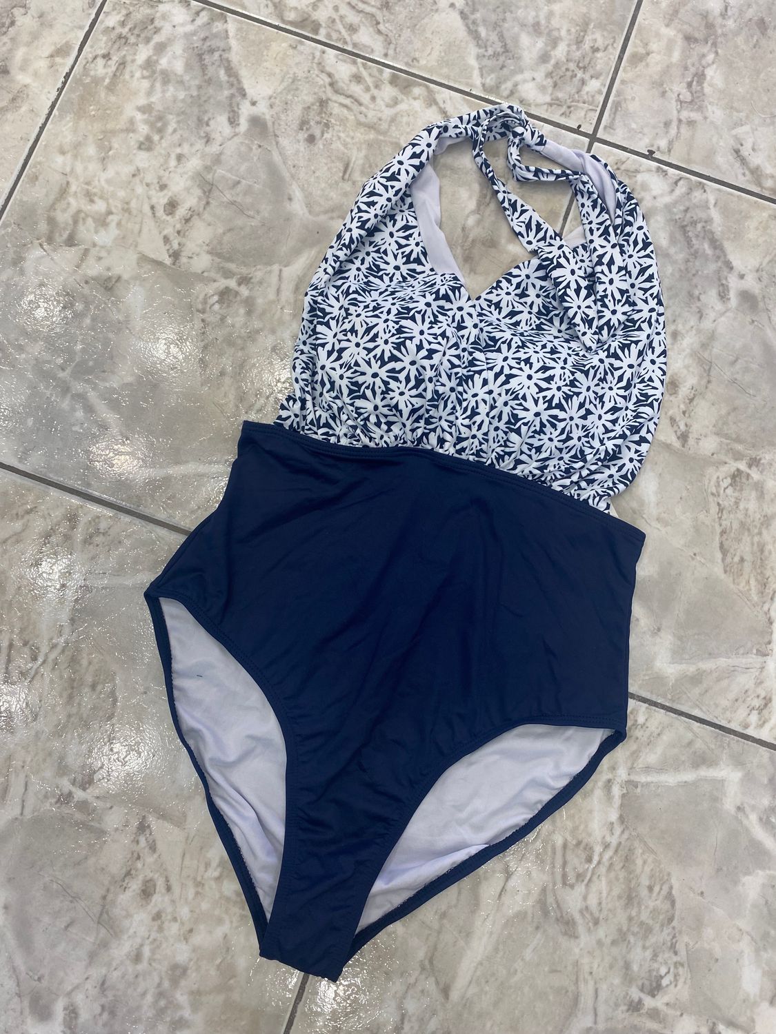Navy Blue Swimwear