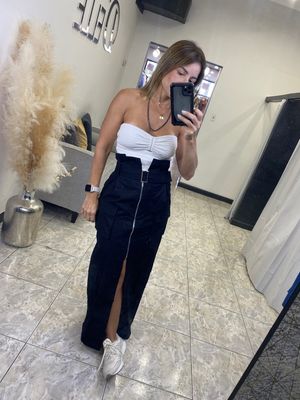 Black Or Khaki Skirt