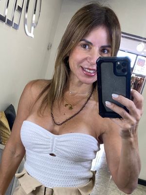Off White Tube Top