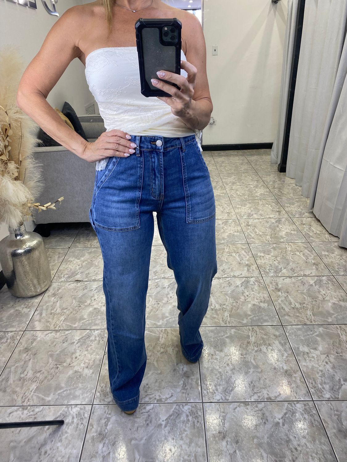Denim Blue Pants 