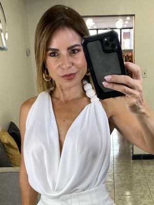 White Or Sky Blue Halter Top