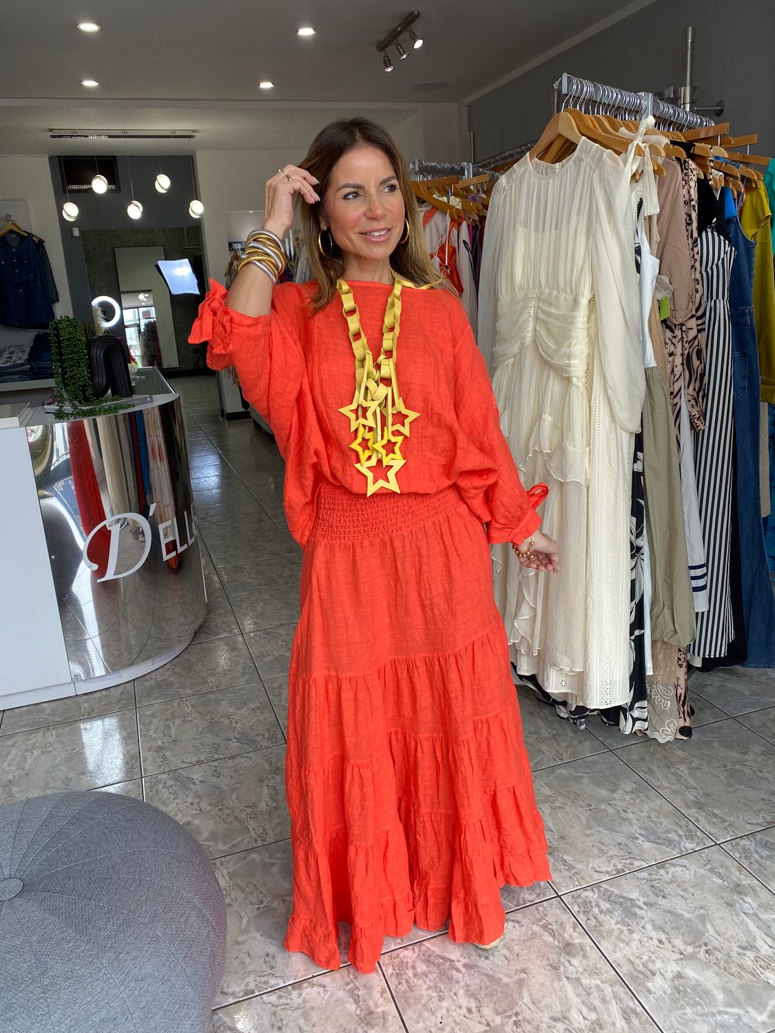 Orange Or Blue Boho Set