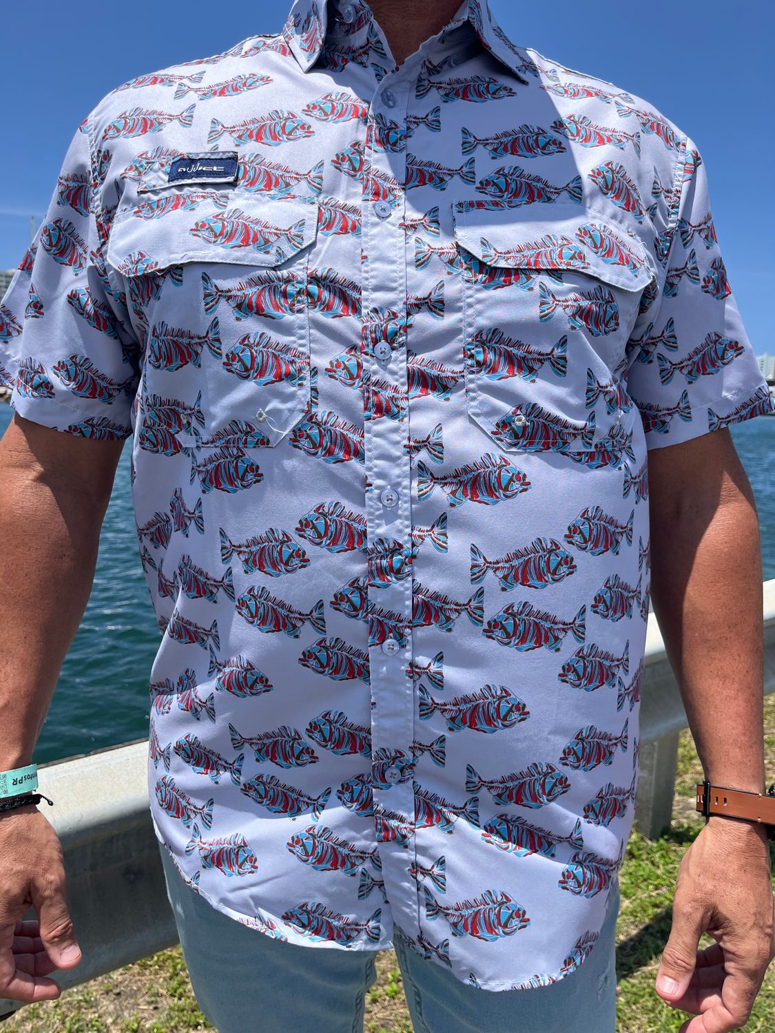 Grey Piraña Men Top