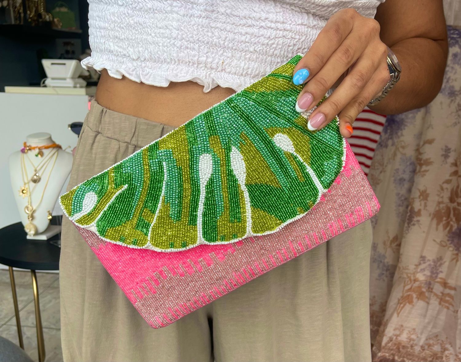 Beach Envelope Crossbody Bag