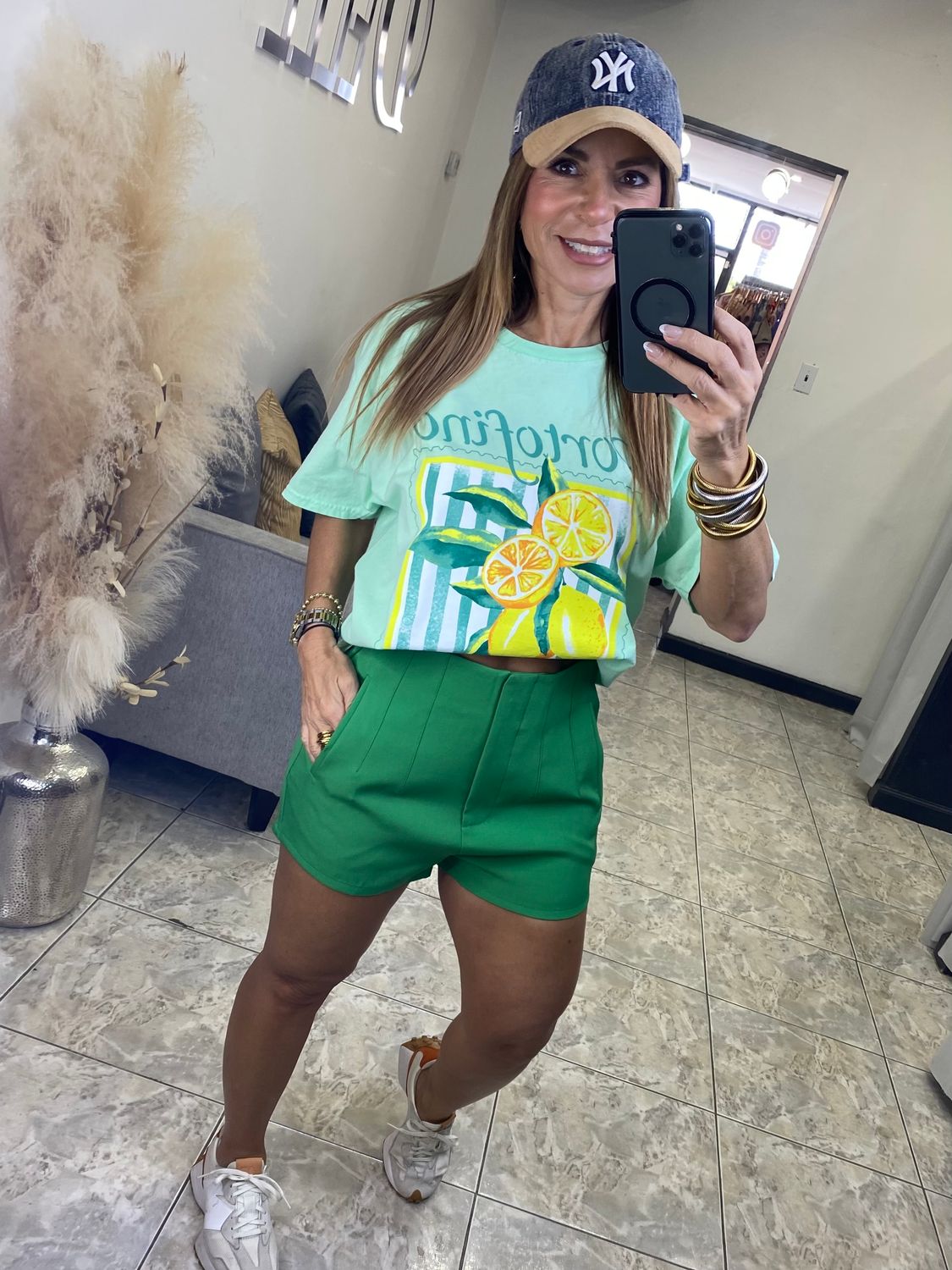 Mint Portofino Top