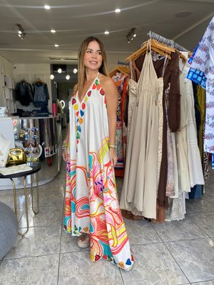 Heart Multi Color One Size Dress