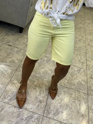 Sunny Yellow Bermuda Short