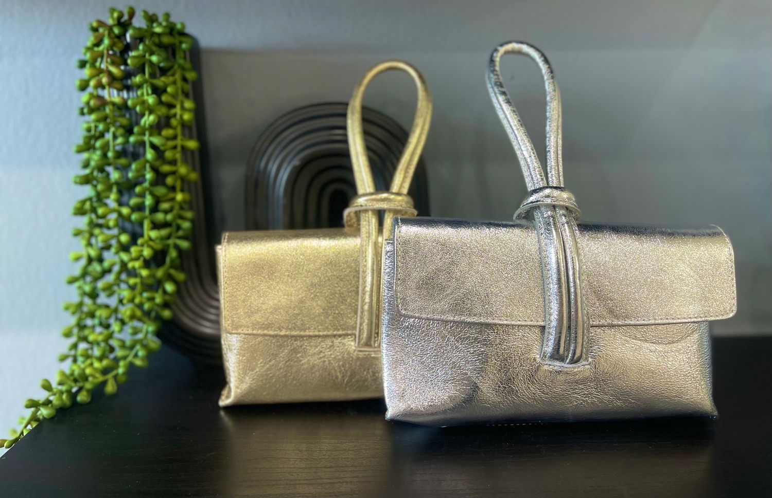 Metallic Envelope HandBags