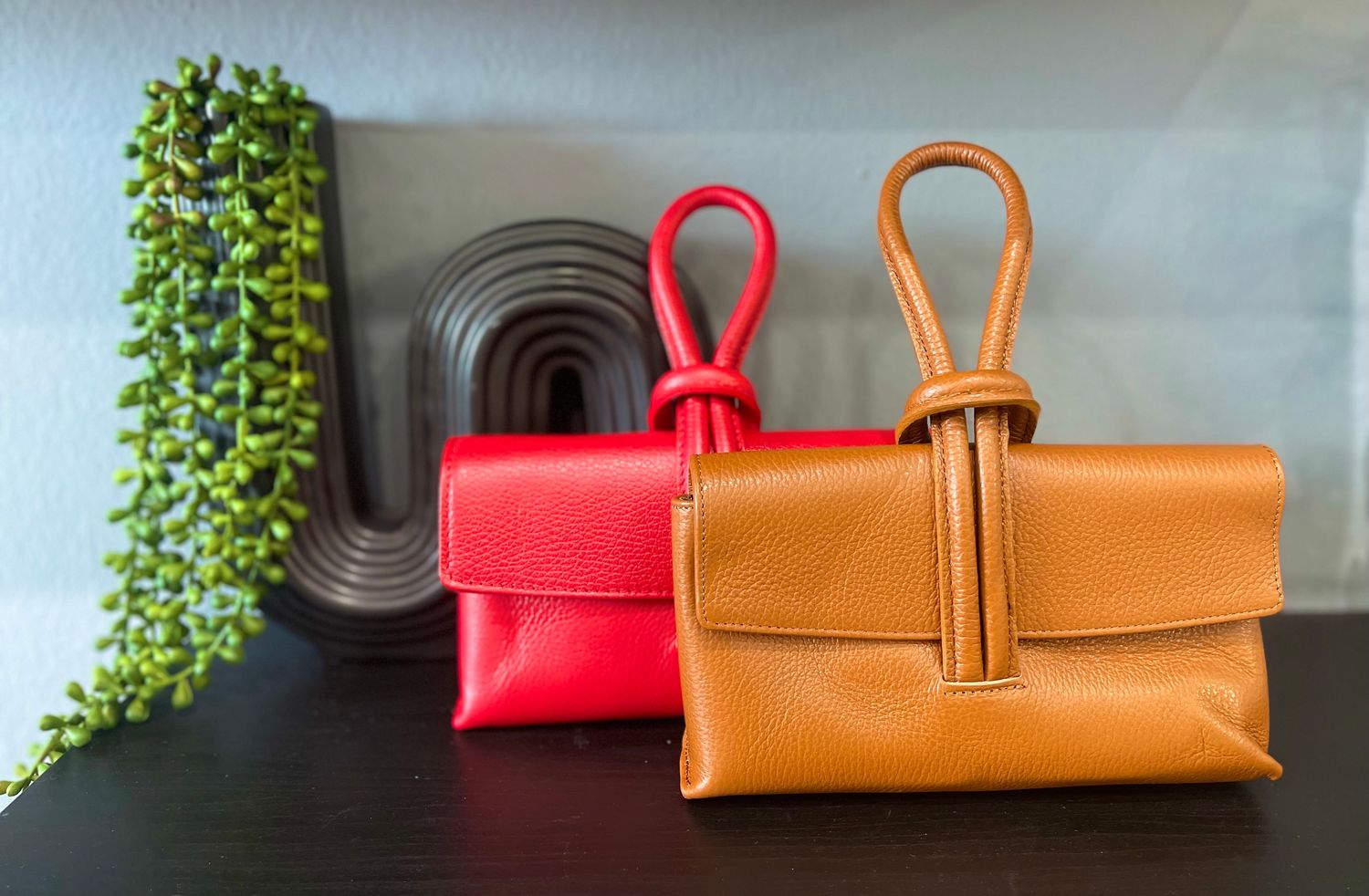Solid Color Envelope Handbag